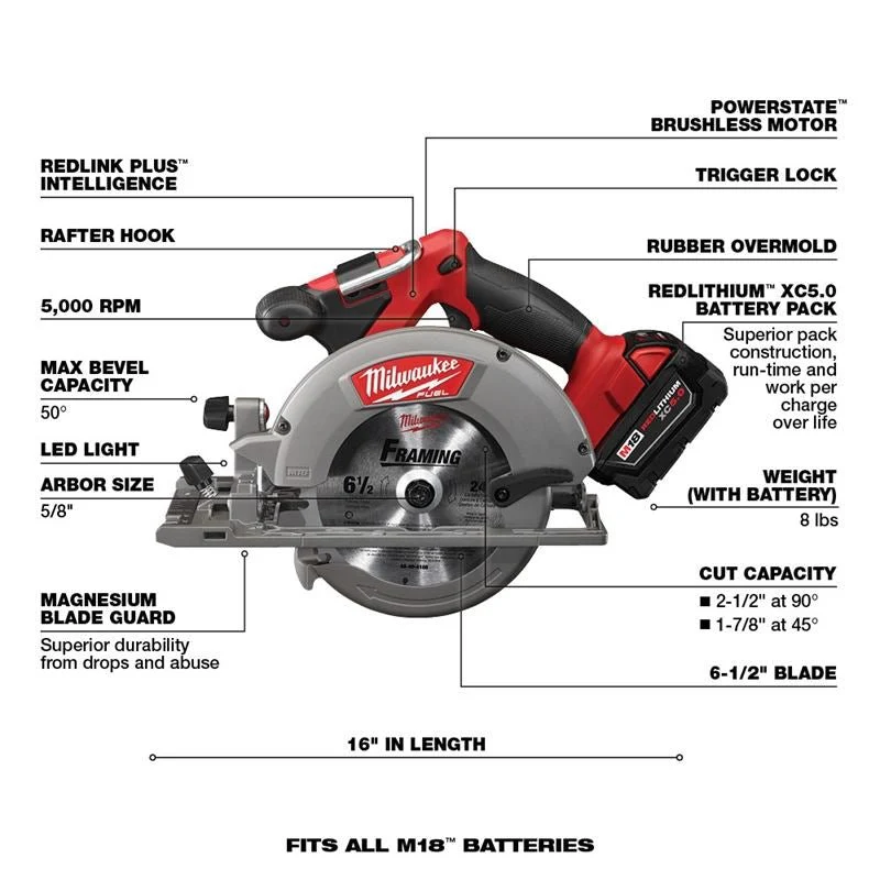 Milwaukee 2998-27 M18 FUEL 7 Tool Combo Kit - Image 2