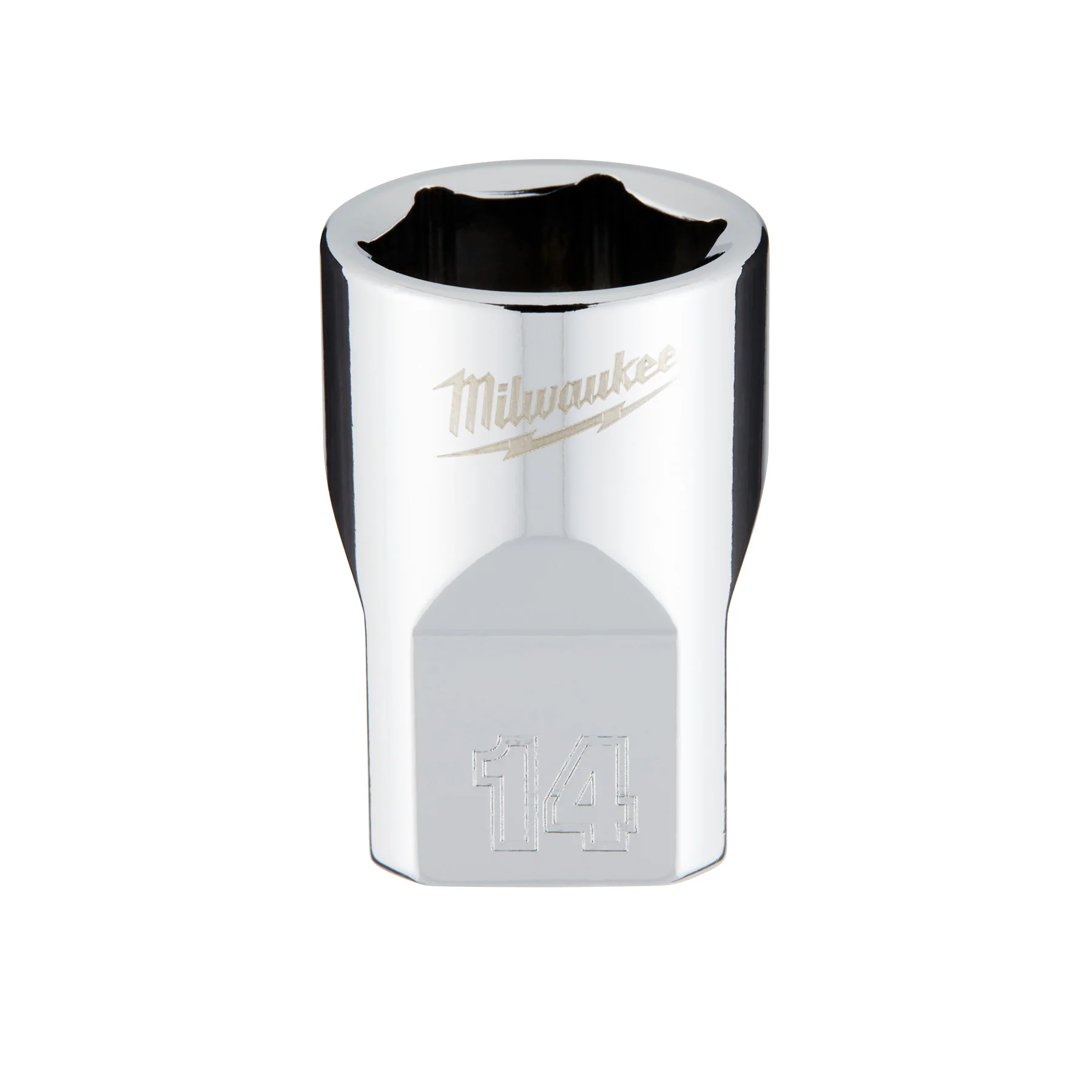 Milwaukee 3/8" Drive 14mm Metric Socket with FOUR FLAT™ Sides 45-34-9084