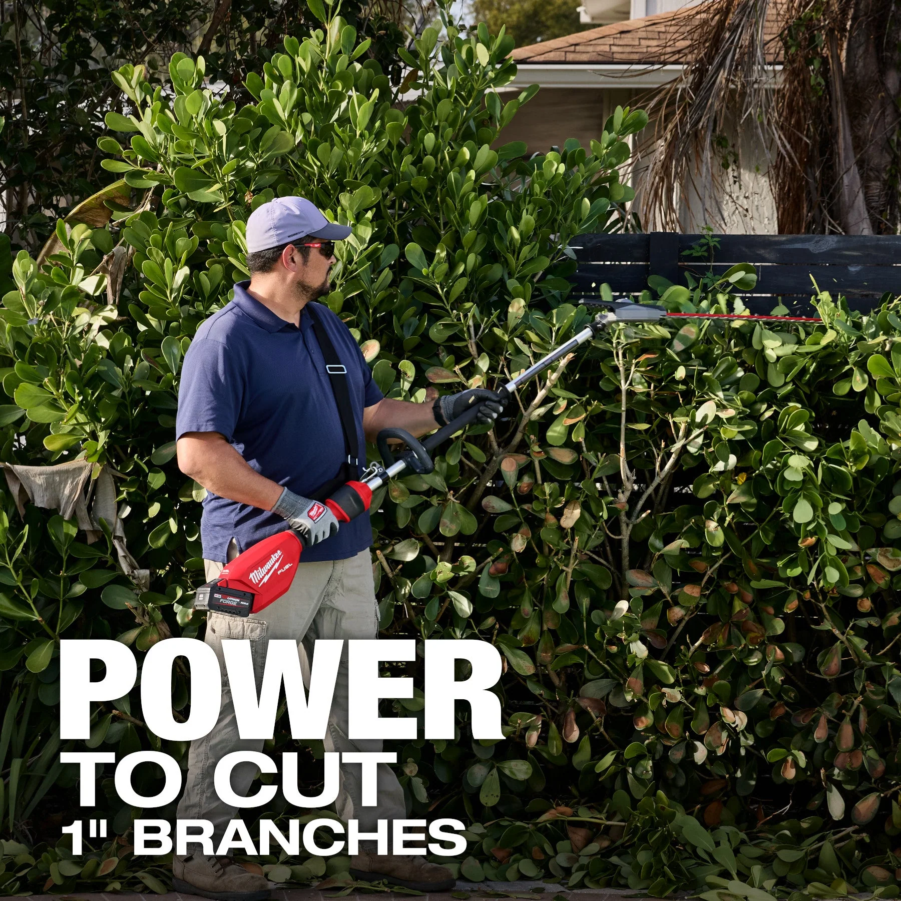 Milwaukee 3012-20 M18 FUEL™ Pole Articulating Hedge Trimmer - Image 12