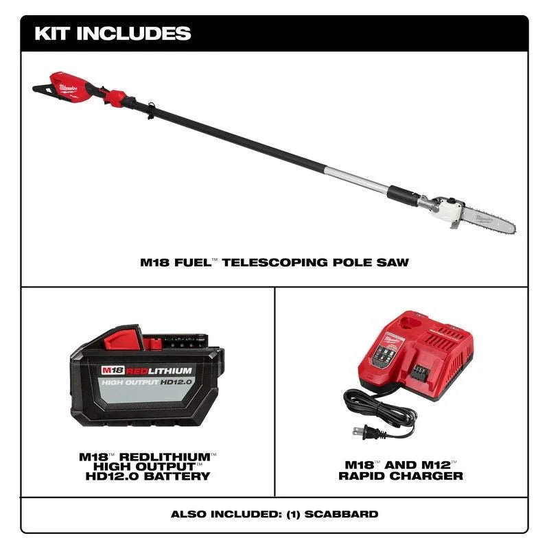 Milwaukee 3013-21 M18 FUEL Telescoping Pole Saw Kit - Image 2