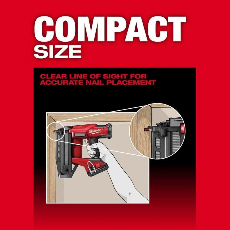 Milwaukee 3020-20 M18 FUEL 16 Gauge Straight Finish Nailer - Image 14