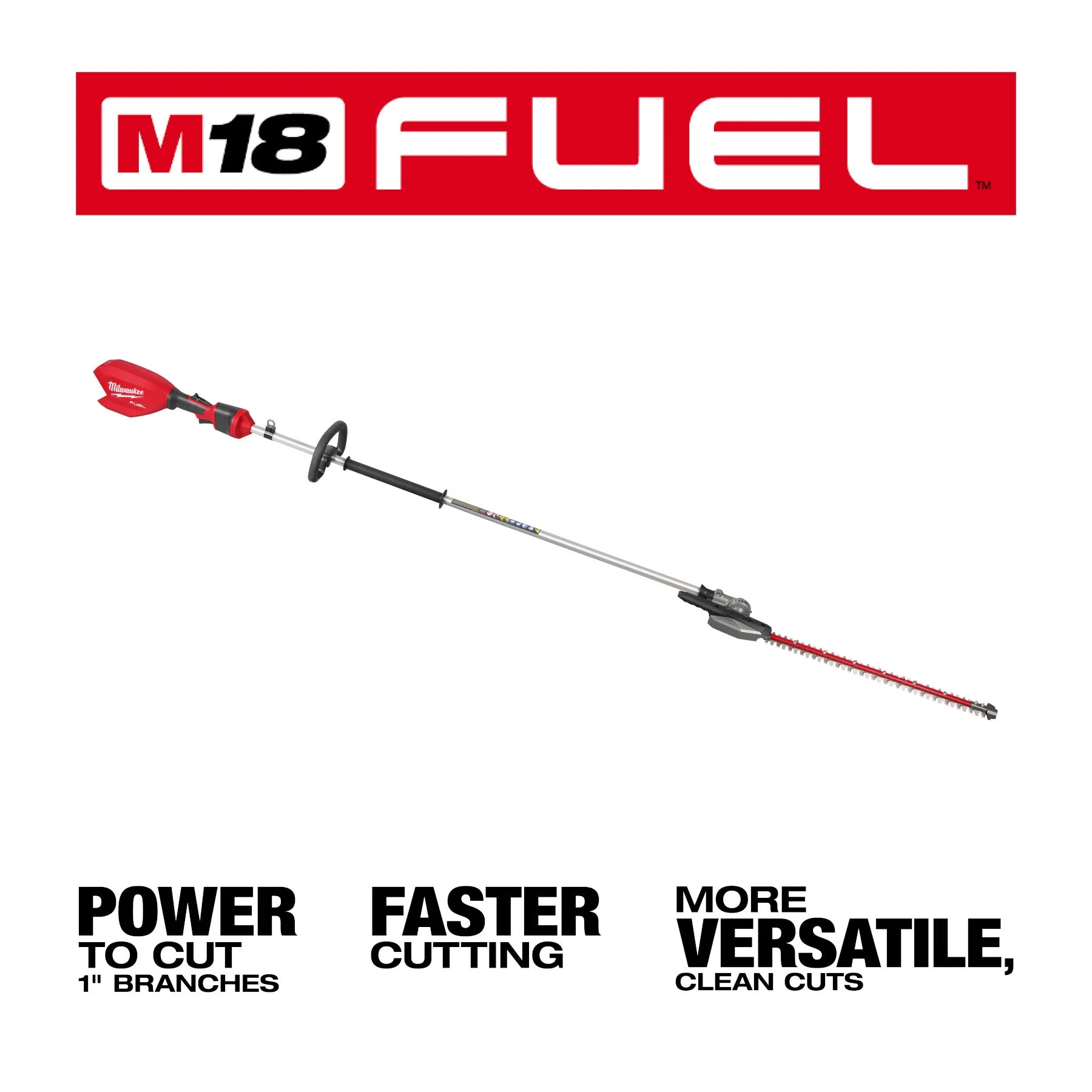 Milwaukee 3035-20 M18 FUEL™ Extended Pole Articulating Hedge Trimmer