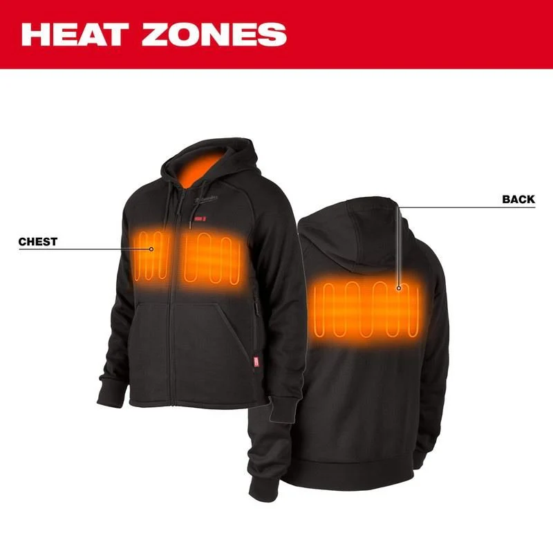 Milwaukee 306B-20 M12 Heated Hoodie - Black - Image 11