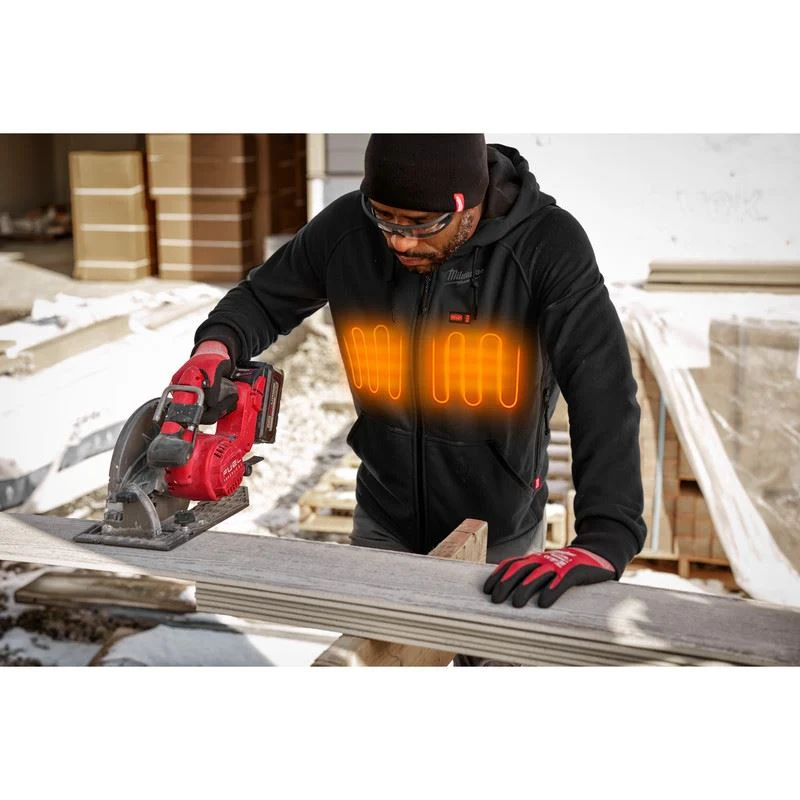 Milwaukee 306B-20 M12 Heated Hoodie - Black - Image 6