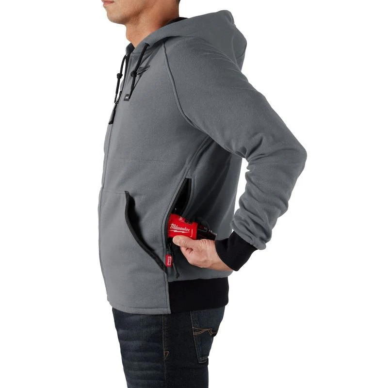 Milwaukee 306G-21 M12 HEATED HOODIE KIT- GREY - Image 4