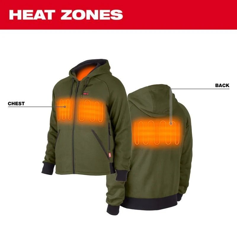 Milwaukee 306GN-20 M12 HEATED HOODIE - GREEN - Image 6