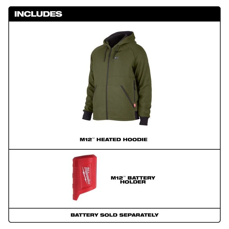Milwaukee 306GN-20 M12 HEATED HOODIE - GREEN - Image 7