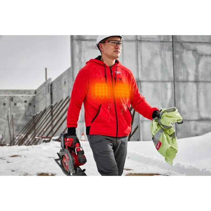 Milwaukee 306R-20 M12 HEATED HOODIE - RED - Image 4