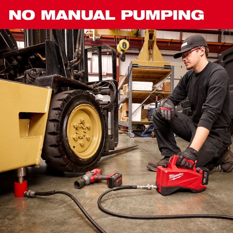 Milwaukee 3120-21 M18 Brushless Single Acting 60in3 10,000psi Hydraulic Pump - Image 8