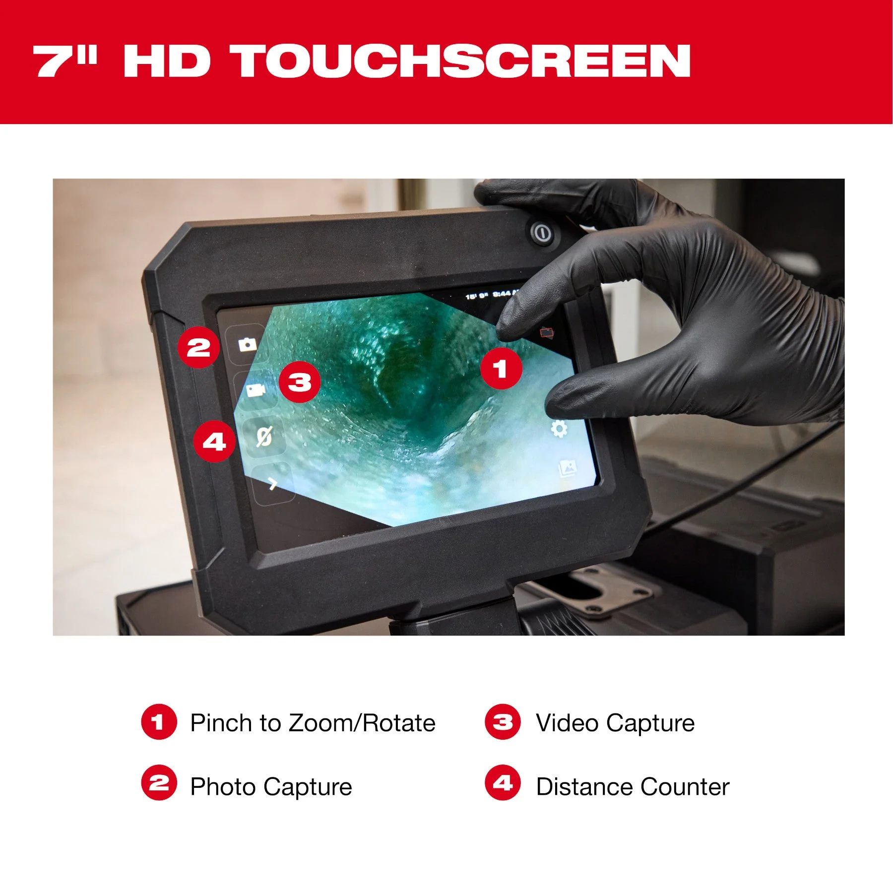 Milwaukee 3154-20 M12™ 75' Drain Camera w/ PACKOUT™ Compatibility - Image 24