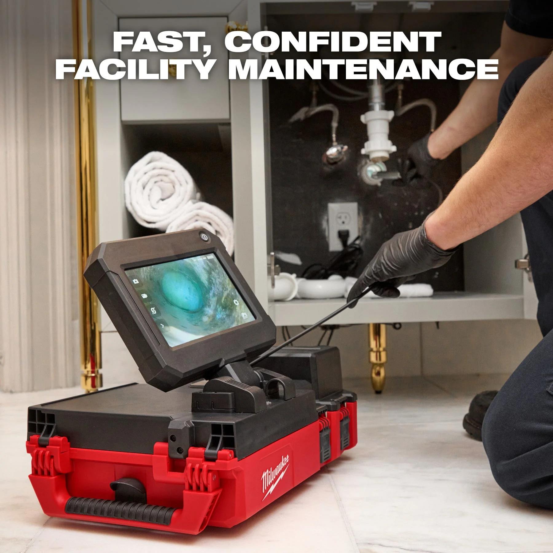 Milwaukee 3154-20 M12™ 75' Drain Camera w/ PACKOUT™ Compatibility - Image 25