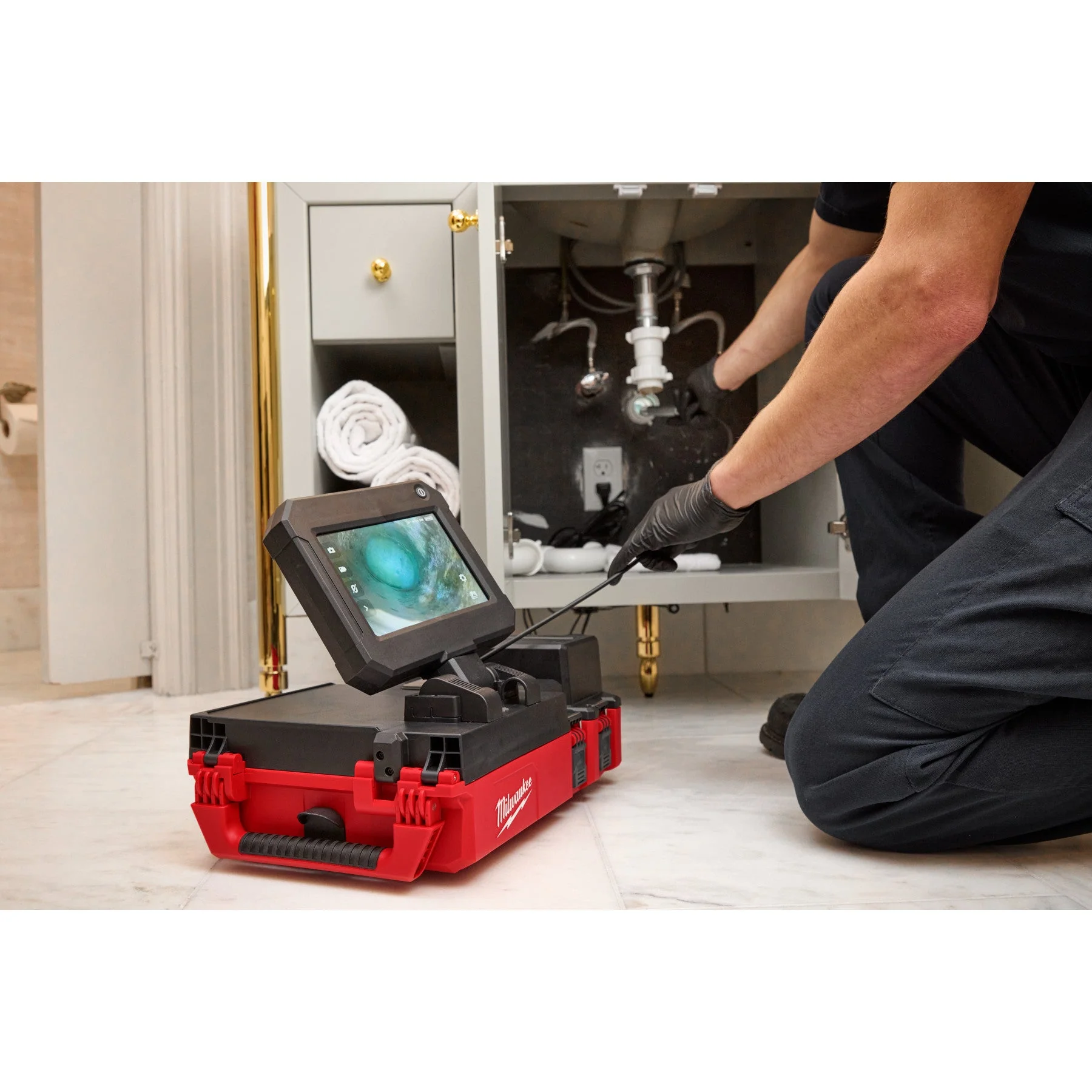 Milwaukee 3154-20 M12™ 75' Drain Camera w/ PACKOUT™ Compatibility - Image 7