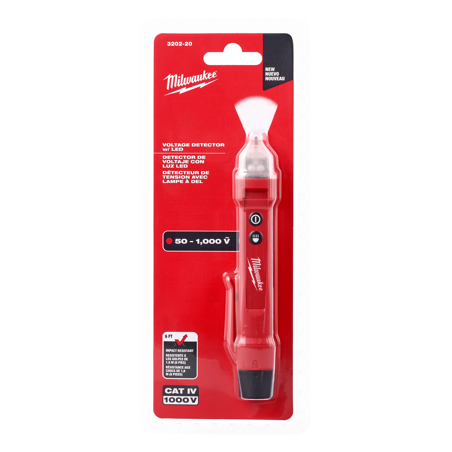 Milwaukee 3202-20 Voltage Detector w/ LED - Image 2