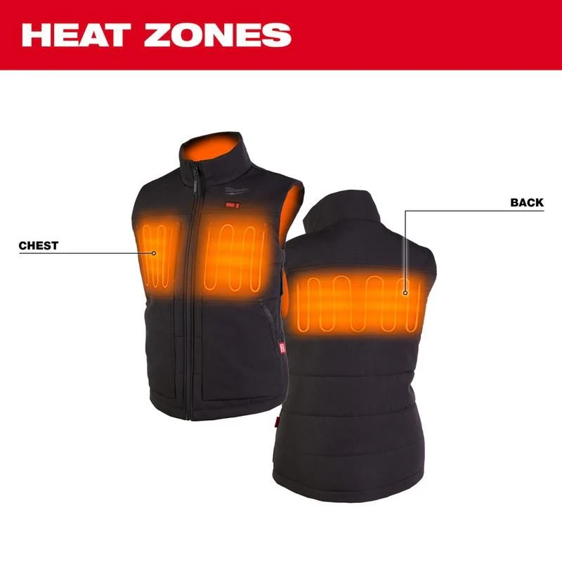 Milwaukee 334B-21 M12 Womens Heated AXIS Vest - Black - Image 3