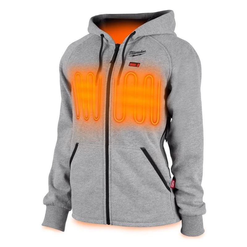 Milwaukee 336G-21 M12 Womens Heated Hoodie - Gray - Image 7