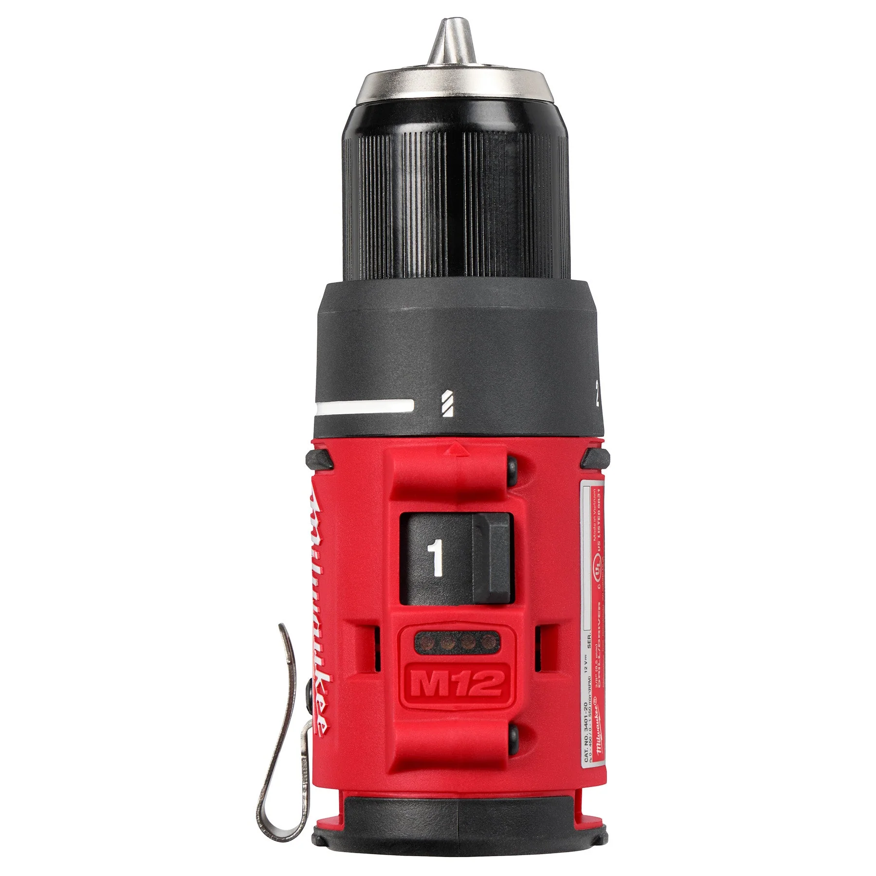Milwaukee 3401-22 M12™ Subcompact Brushless 3/8" Drill/Driver Kit - Image 4