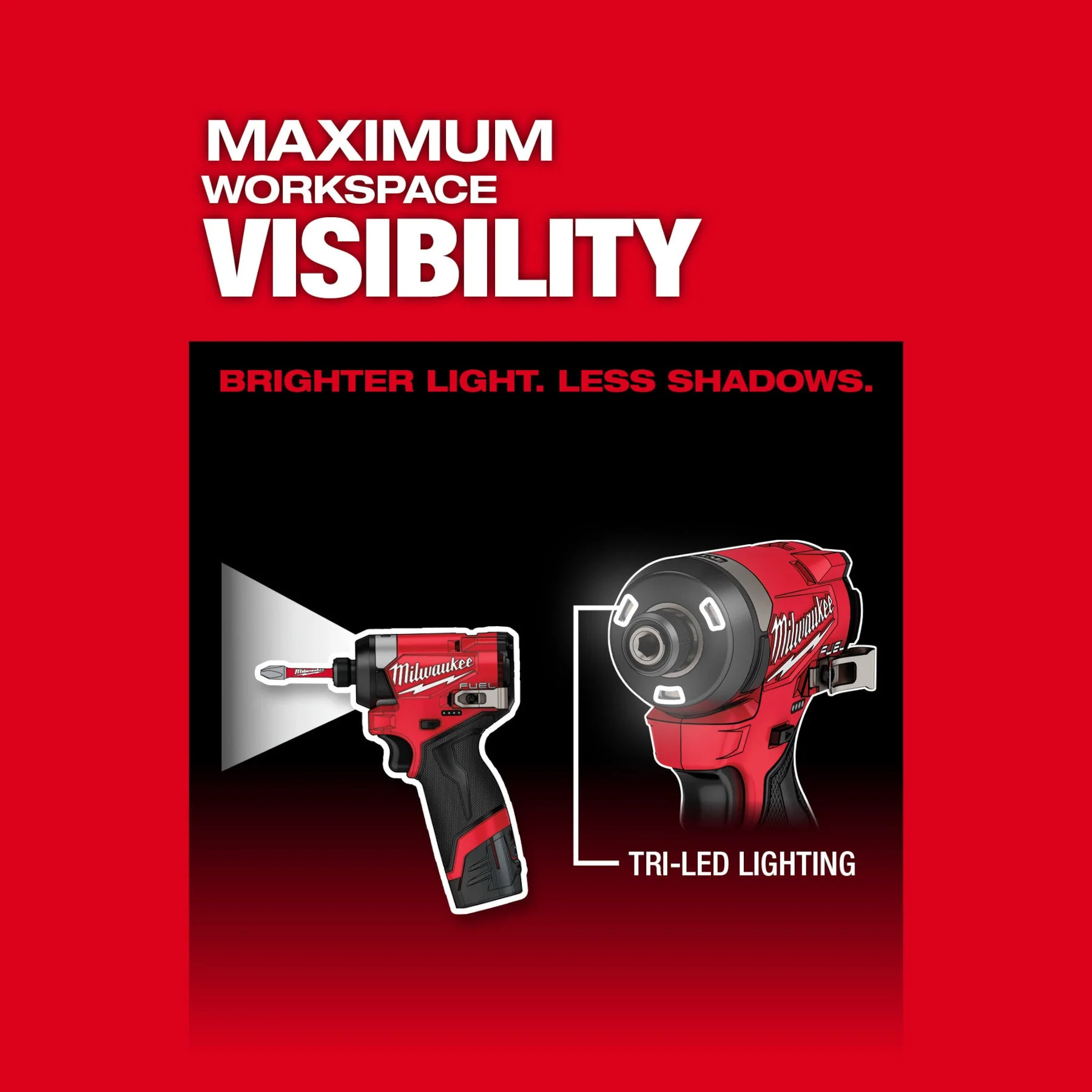 Milwaukee 3453-22 M12 FUEL™ 1/4" Hex Impact Driver Kit - Image 11