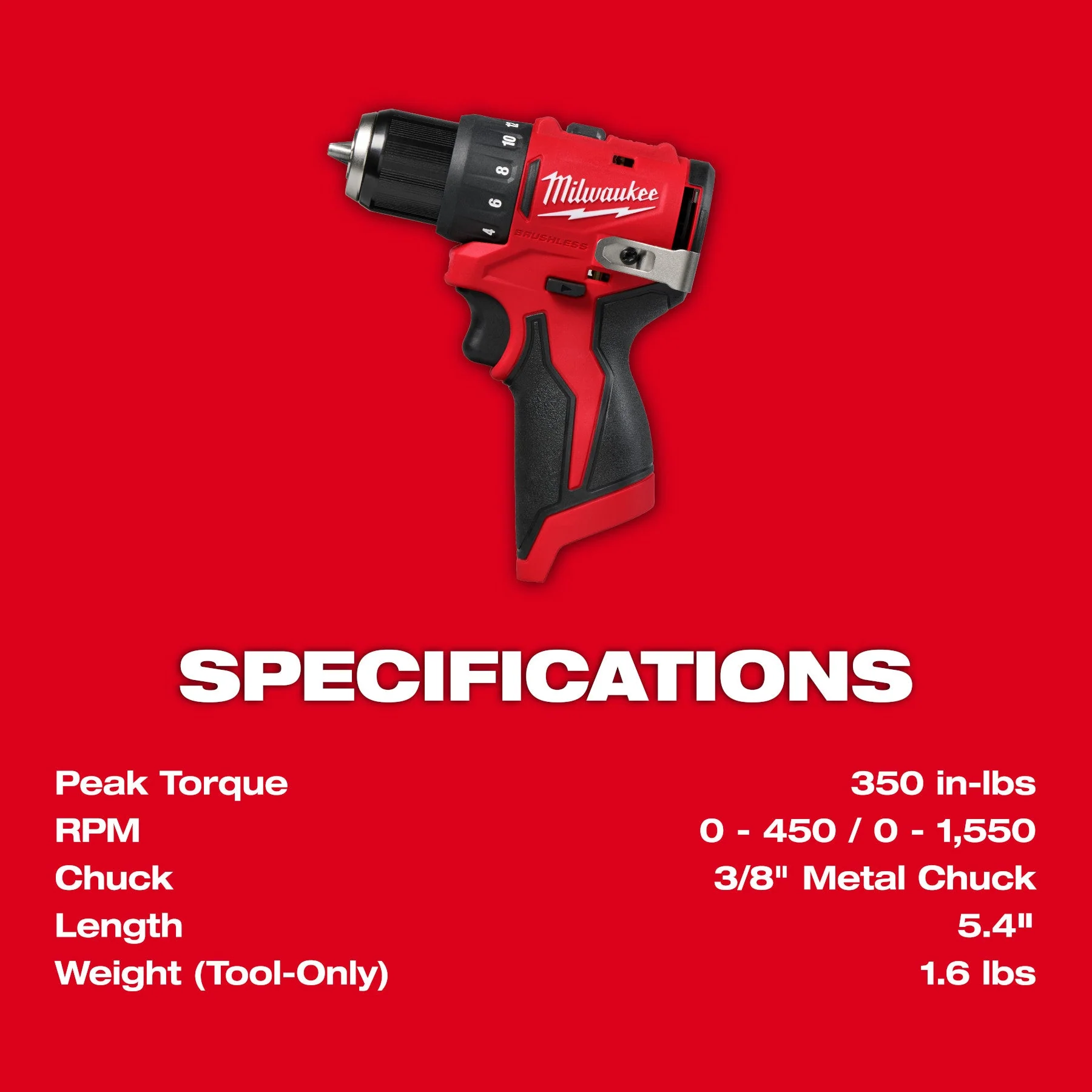 Milwaukee 3494-22 M12™ Subcompact Brushless 2-Tool Combo Kit - Image 7