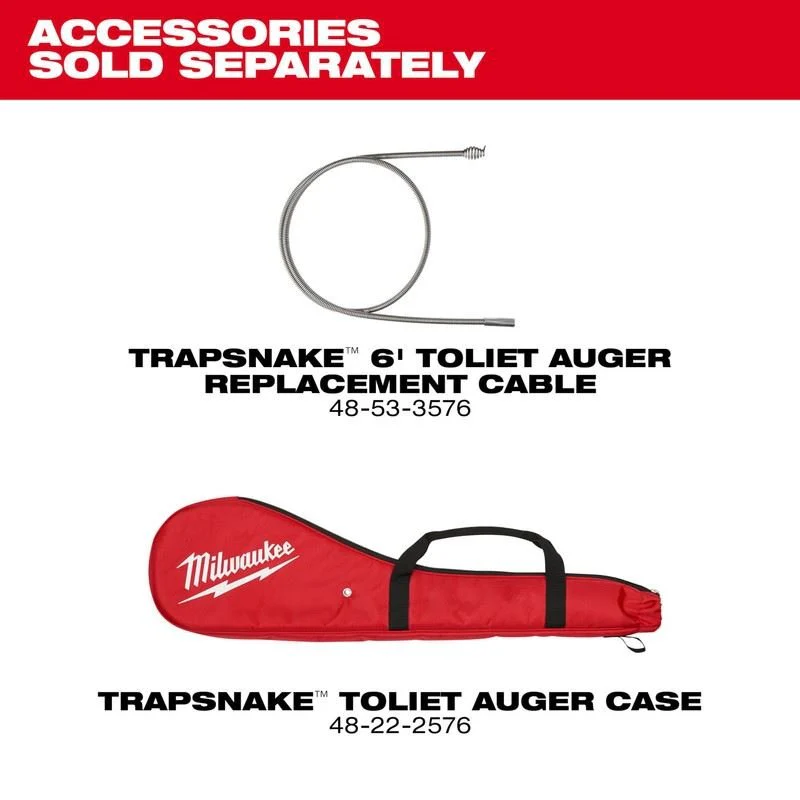 Milwaukee 3576-21 M12 TRAPSNAKE 6ft Toilet Auger - Image 4