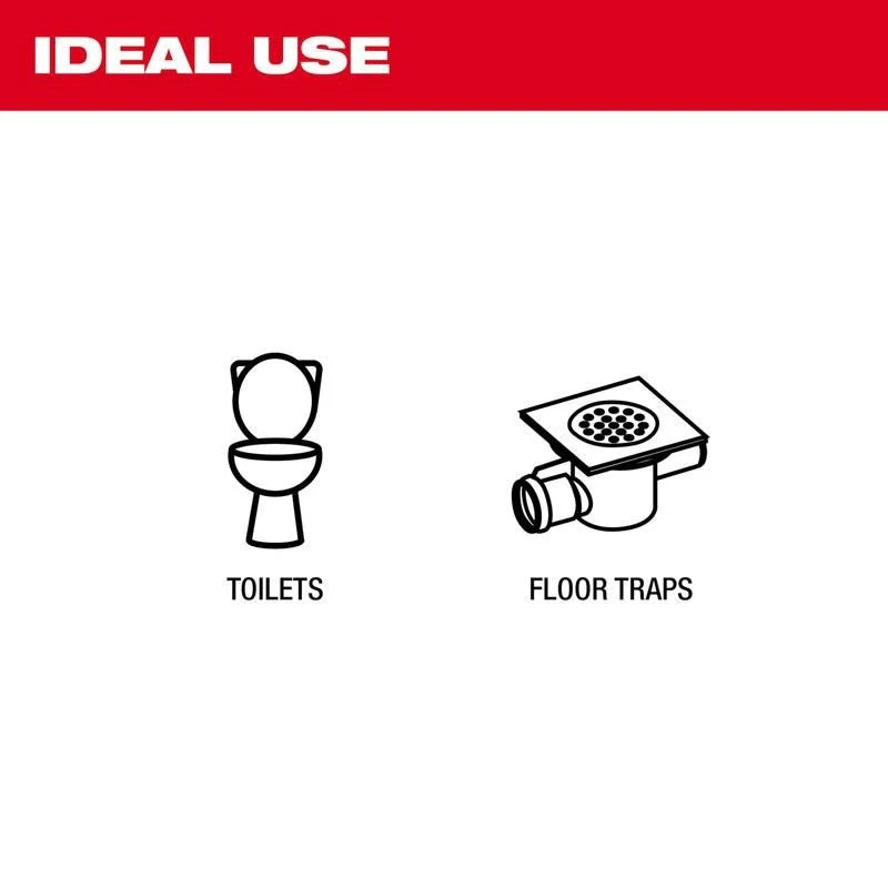 Milwaukee 3576-21 M12 TRAPSNAKE 6ft Toilet Auger - Image 5