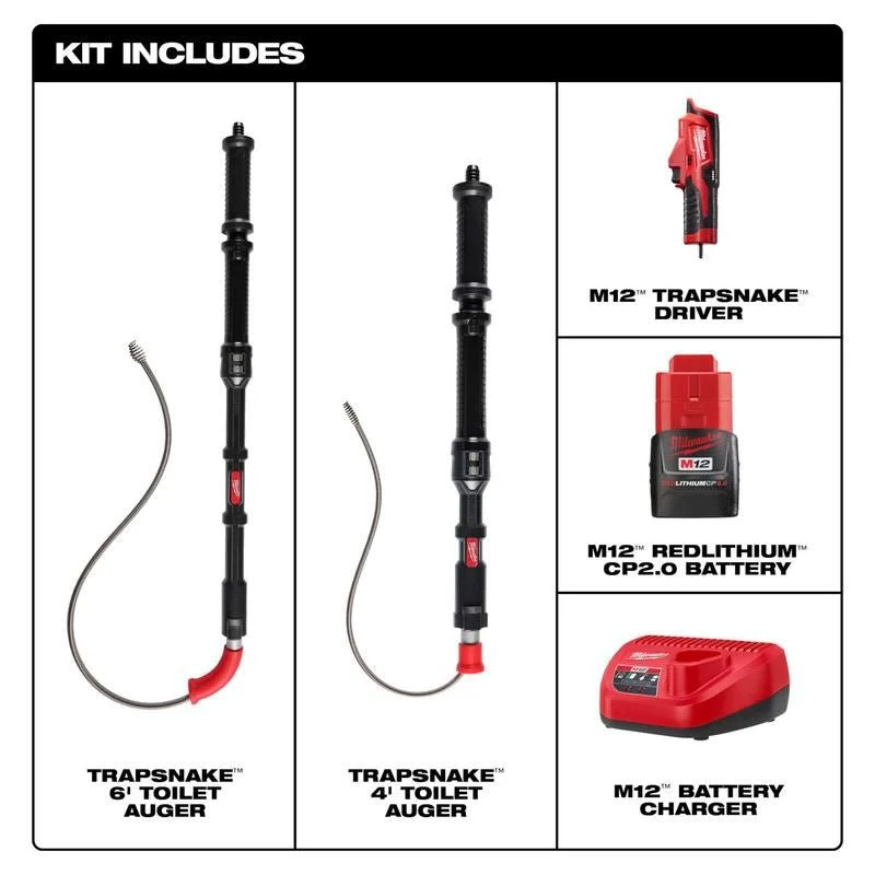 Milwaukee 3577-21 M12 TRAPSNAKE 2-Tool Combo Kit - Image 2