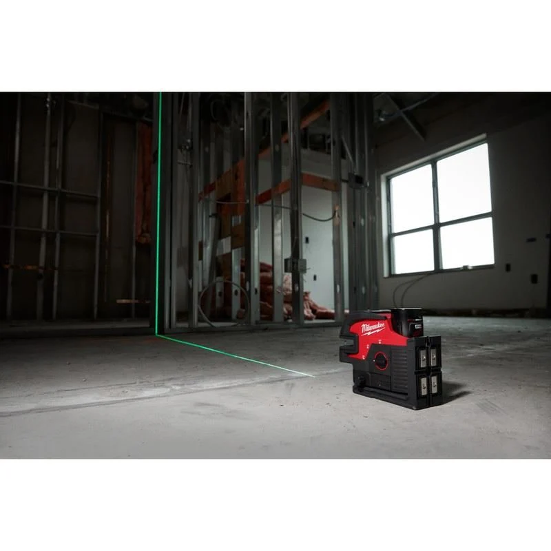 Milwaukee 3624-21 M12 Green Cross Line and 4-Points Laser Kit - Image 10
