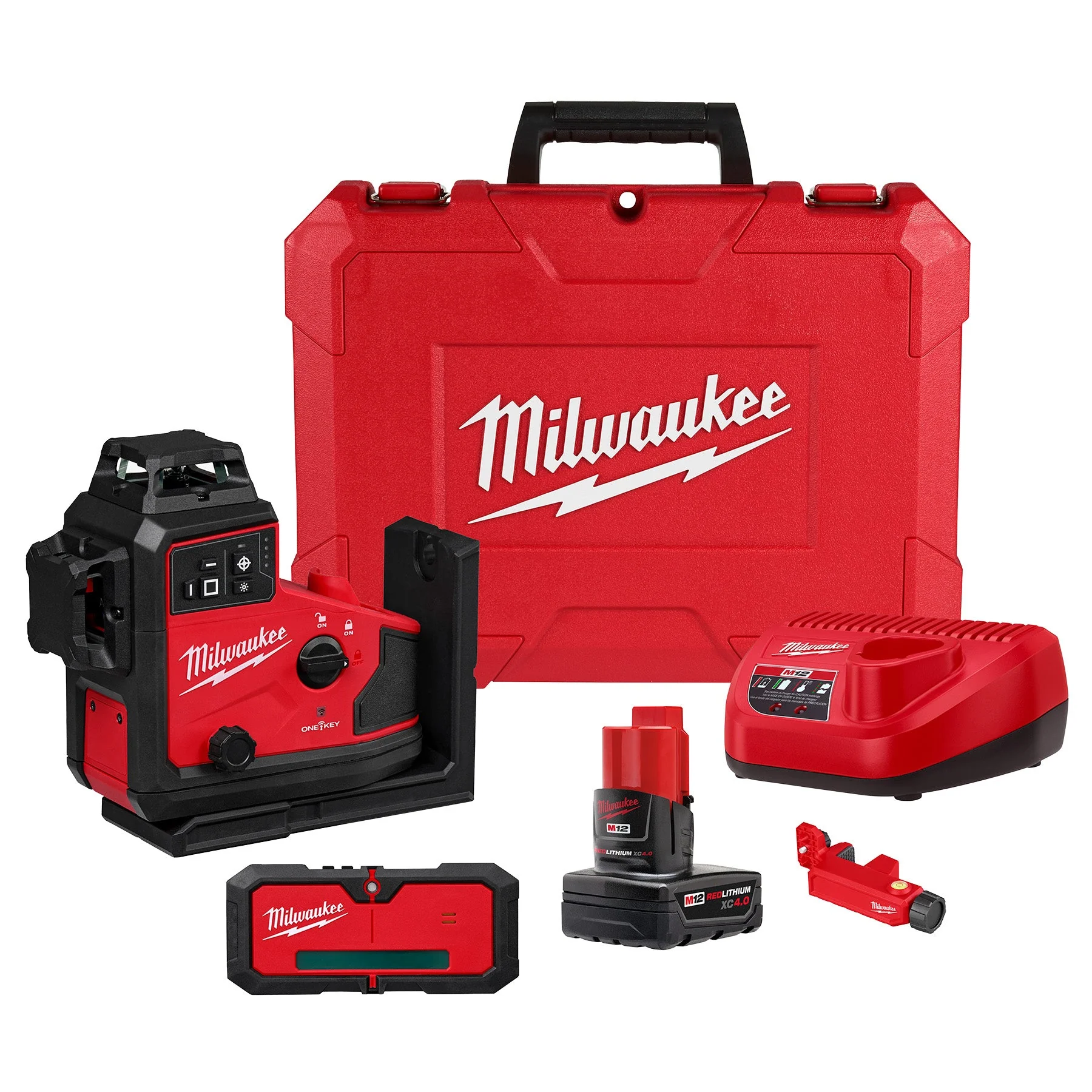 Milwaukee 3642-21 M12™ Green 360° 3-Plane Laser w/Automatic Alignment & Receiver - Image 27