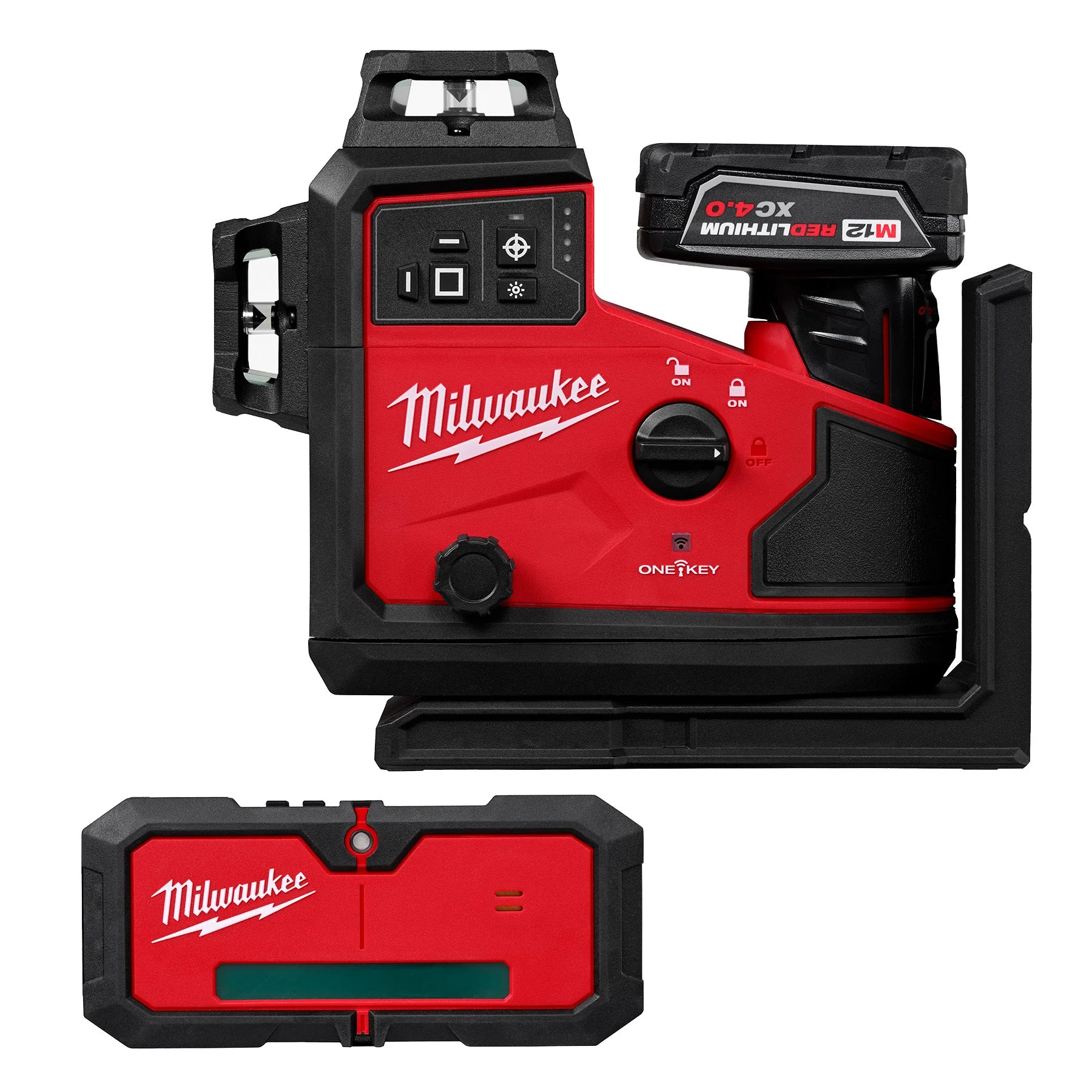 Milwaukee 3642-21 M12™ Green 360° 3-Plane Laser w/Automatic Alignment & Receiver - Image 8