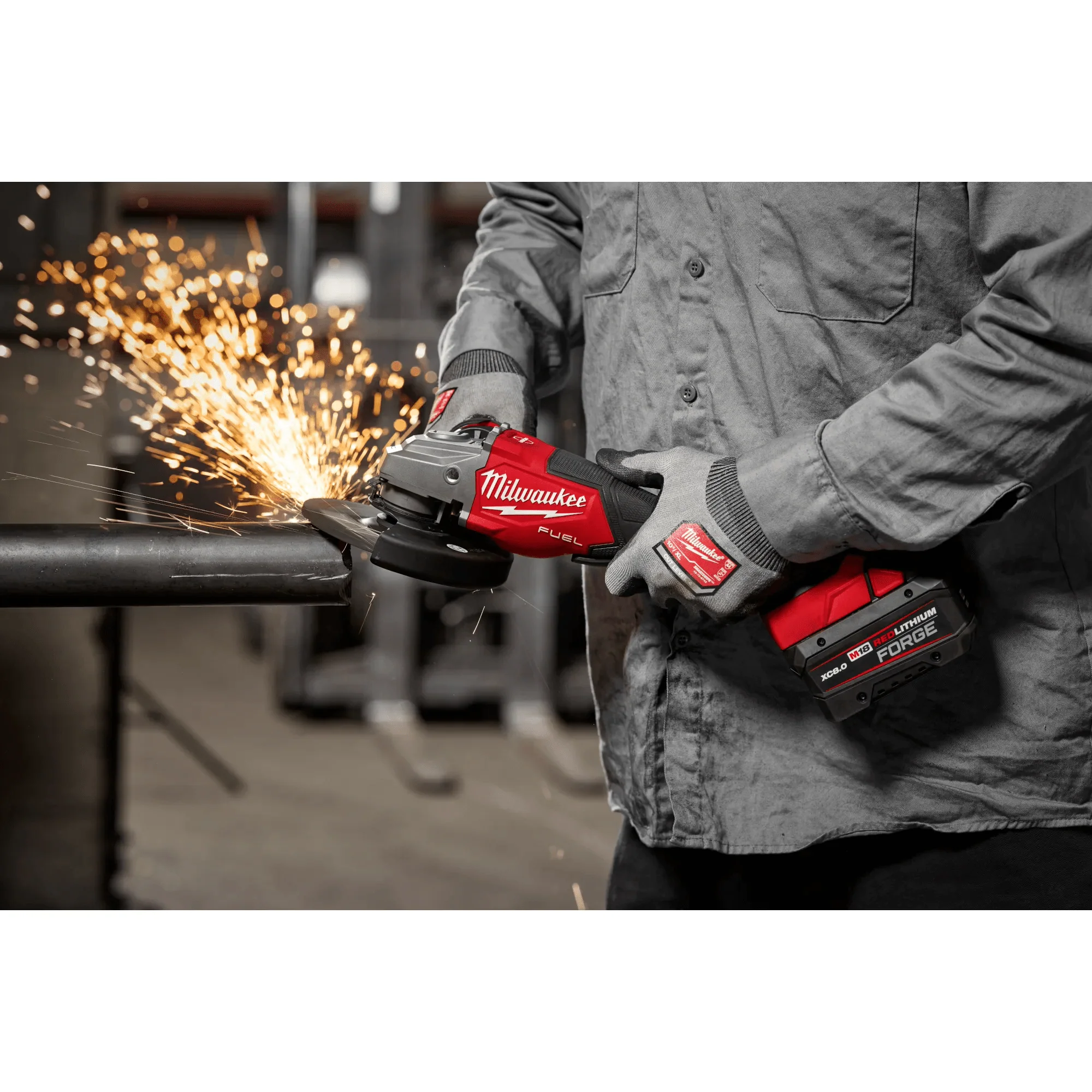 Milwaukee 3670-20 M18 FUEL™ 4-1/2"-6" Braking Grinder, Paddle Switch - Tool Only - Image 10