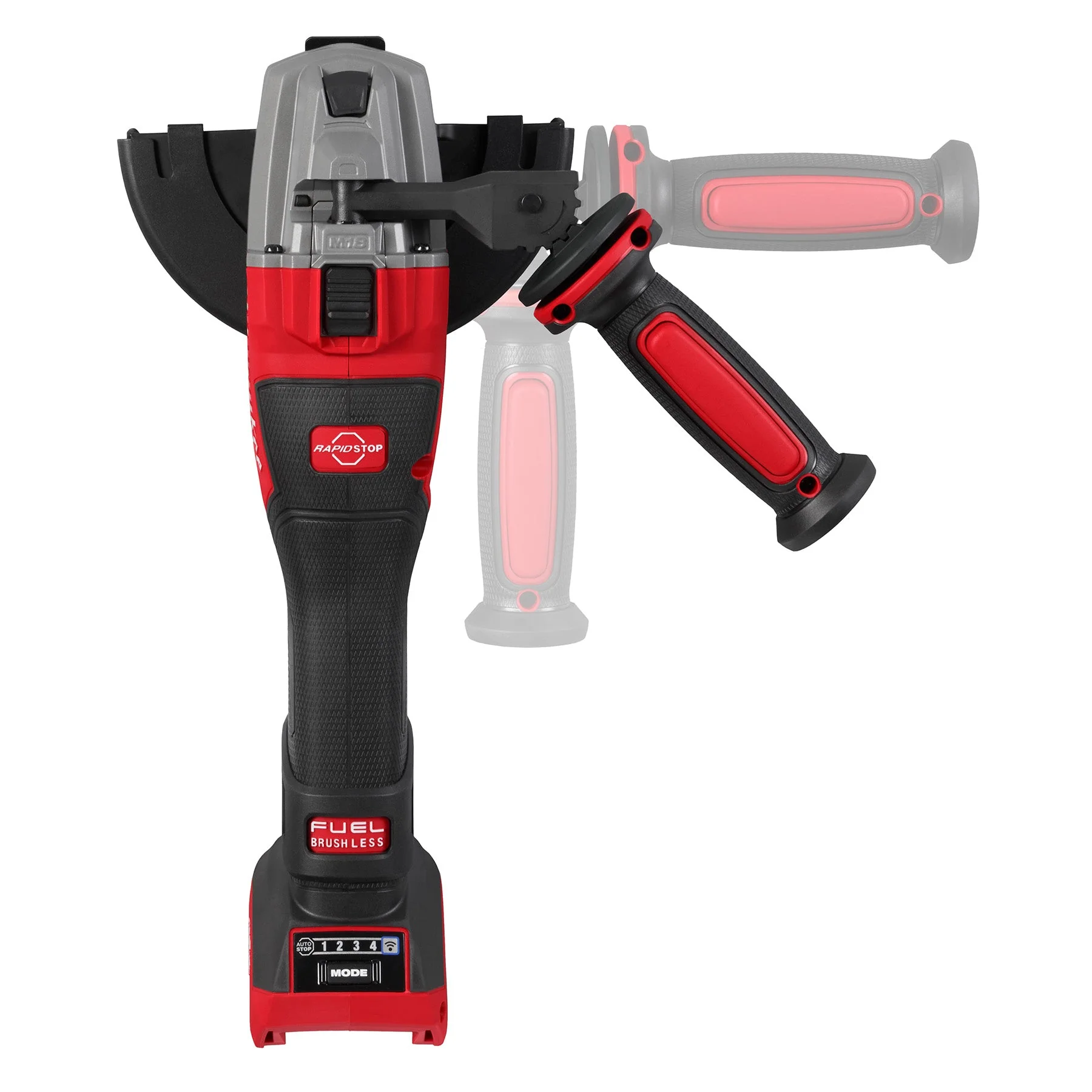 Milwaukee 3676-20 M18 FUEL™ 4 1/2" - 6" Dual Trigger Braking Grinder, Paddle Switch w/ ONE KEY™ - Image 10