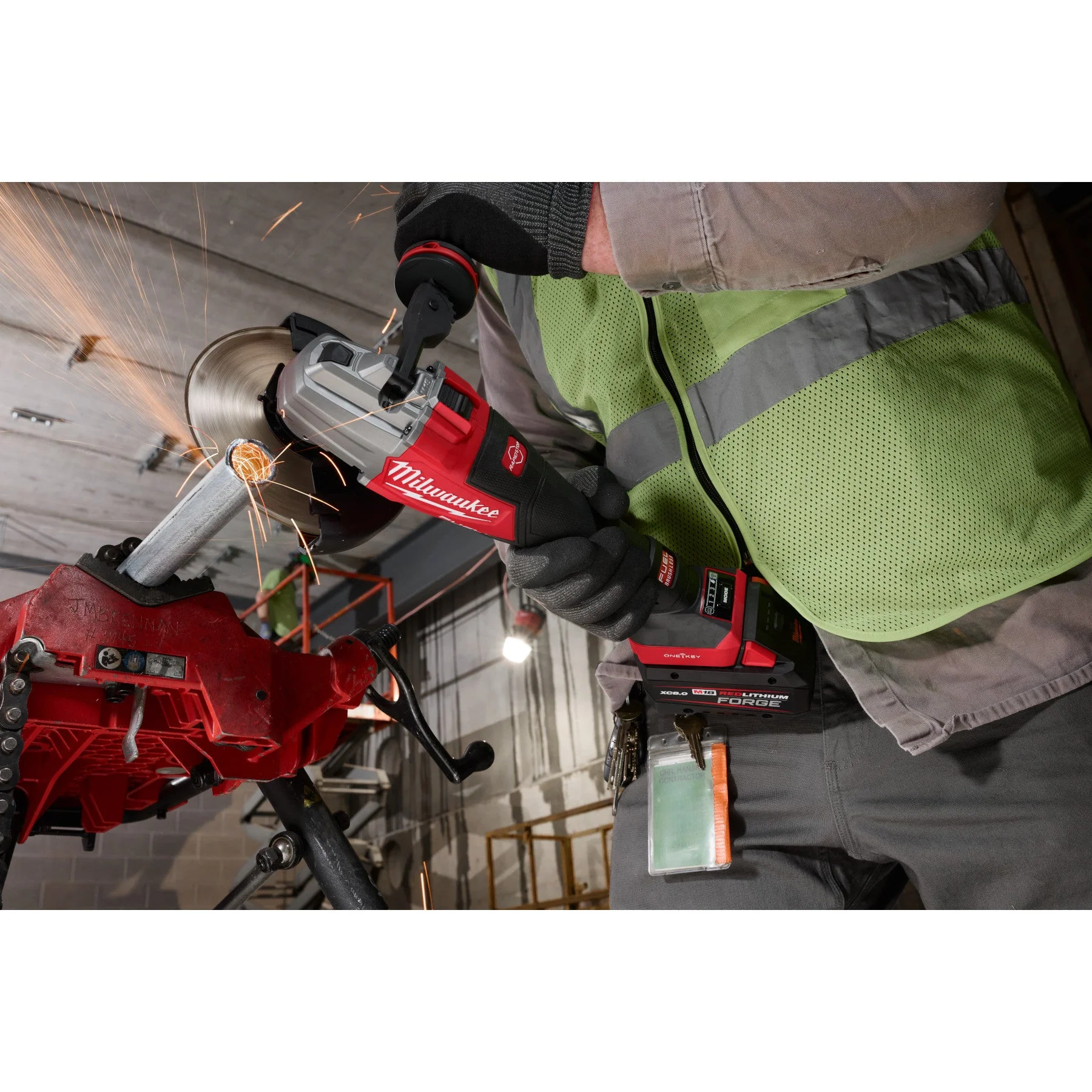 Milwaukee 3676-20 M18 FUEL™ 4 1/2" - 6" Dual Trigger Braking Grinder, Paddle Switch w/ ONE KEY™ - Image 28