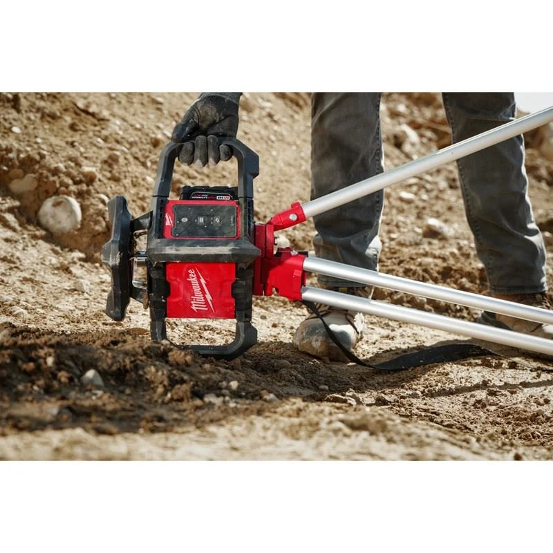Milwaukee 3701-21T M18 Red Exterior Rotary Laser Level Kit w/ Receiver, Tripod, and Grade Rod - Image 10