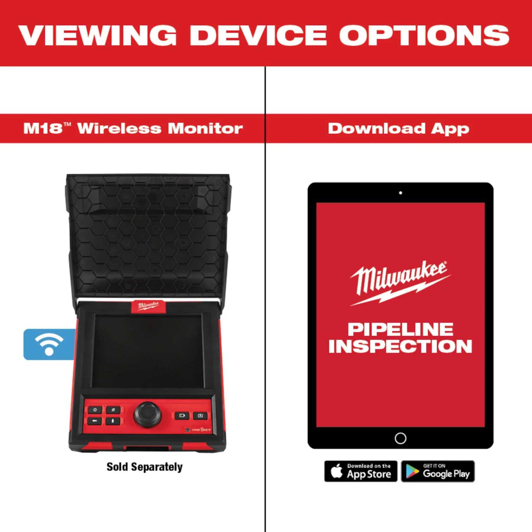 Milwaukee 3976-22 M18™ 325’ Stiff Modular Pipeline Inspection System - Image 7