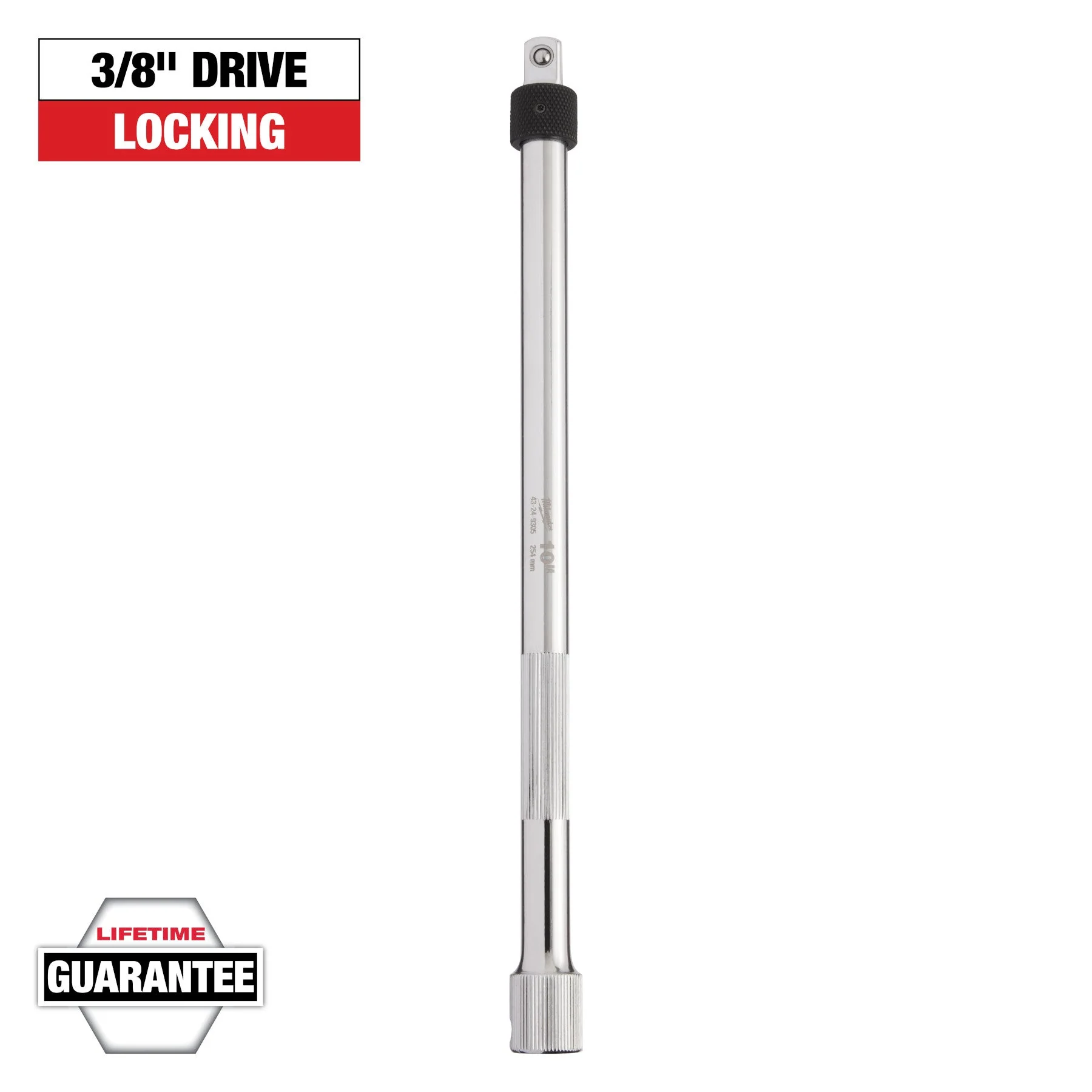 Milwaukee 43-24-9305 3/8" Drive 10" Locking Extension