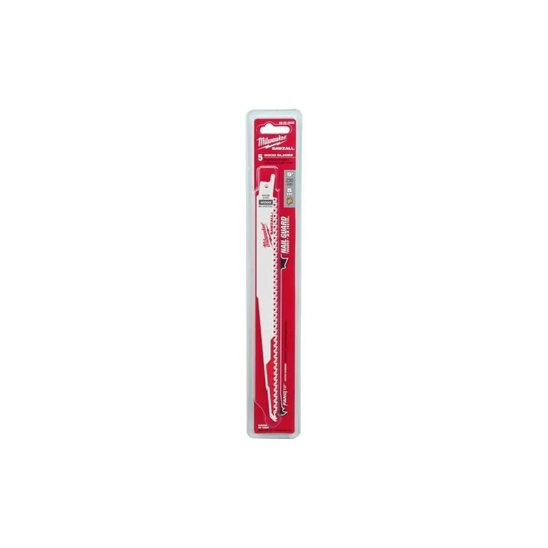 Milwaukee 48-00-5036 9"" 5 TPI SAWZALL Blade (5 Pk) - Image 2