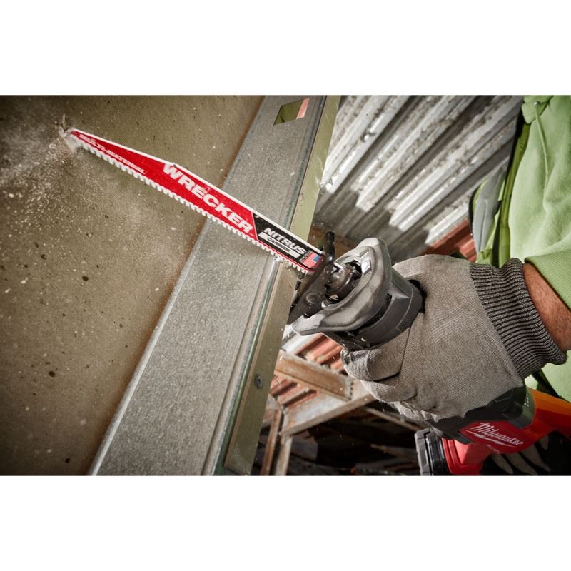Milwaukee 48-00-5272 The WRECKER with Nitrus Carbide SAWZALL Blade - 9in - Image 4