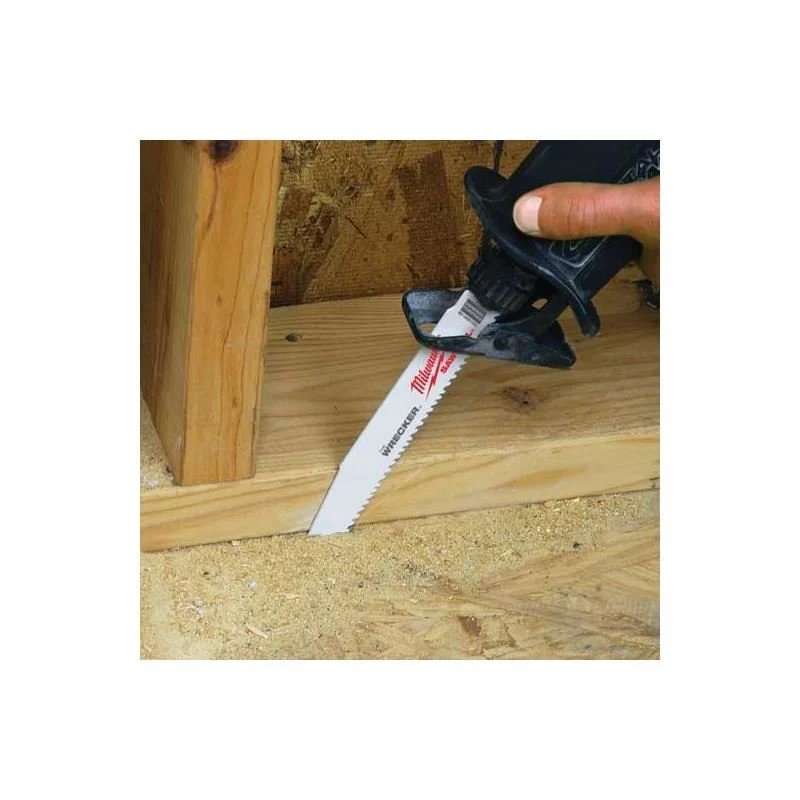 Milwaukee 48-00-5701 6"" 8 TPI The Wrecker SAWZALL Blade (5 Pk) - Image 4
