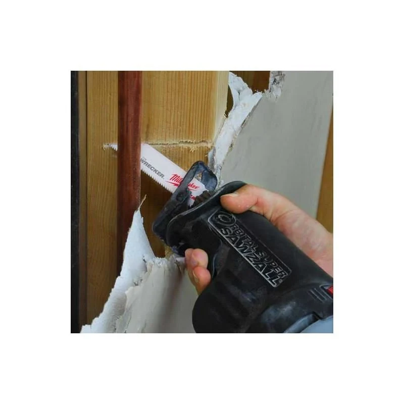 Milwaukee 48-00-5706 9"" 8 TPI The Wrecker SAWZALL Blade (5 Pk) - Image 3
