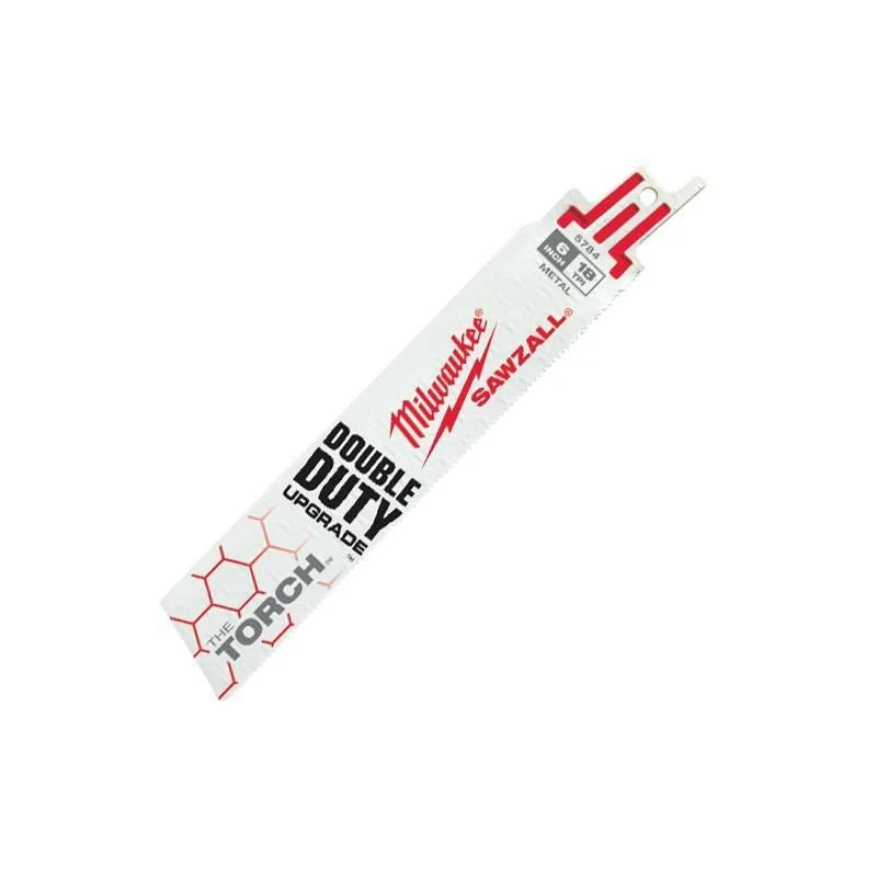 Milwaukee 48-00-5784 6"" 18 TPI The Torch SAWZALL Blades (5 Pk)