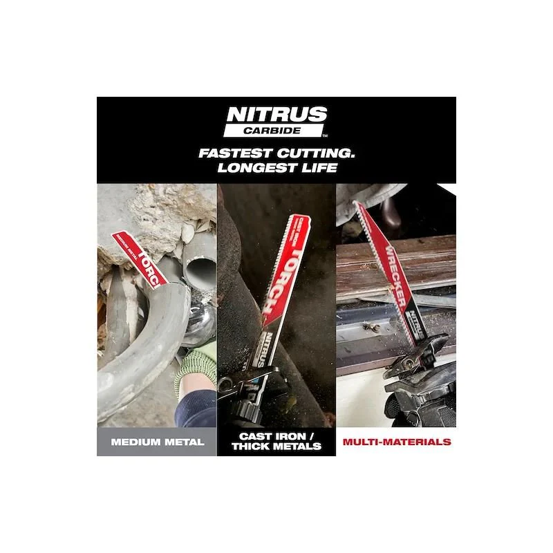 Milwaukee | 48-00-6551 Nitrus CARBIDE Teeth For Medium Metal 6 in 5 pk - Image 5