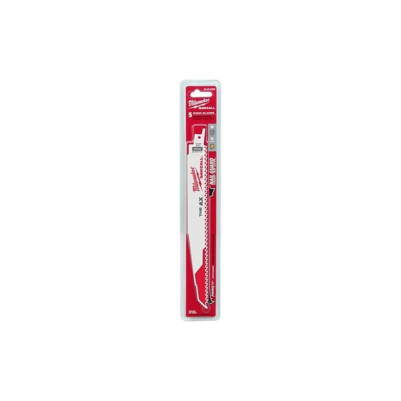 Milwaukee 48-00-8026 9"" 5 TPI The Ax SAWZALL Blade (25 Pk) - Image 2