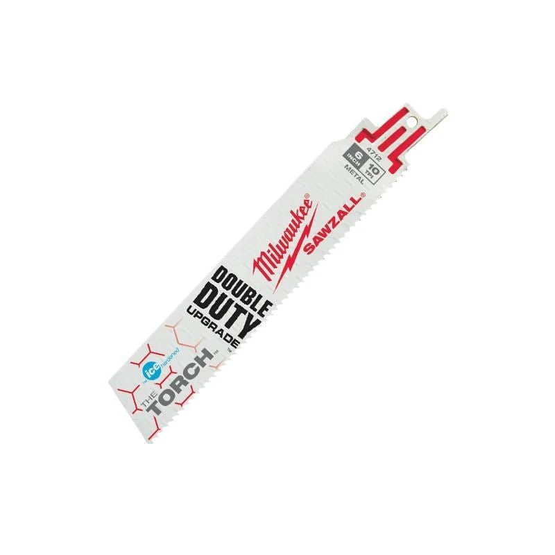 Milwaukee 48-00-8712 6"" 10 TPI The Torch SAWZALL Blades (25 Pk)