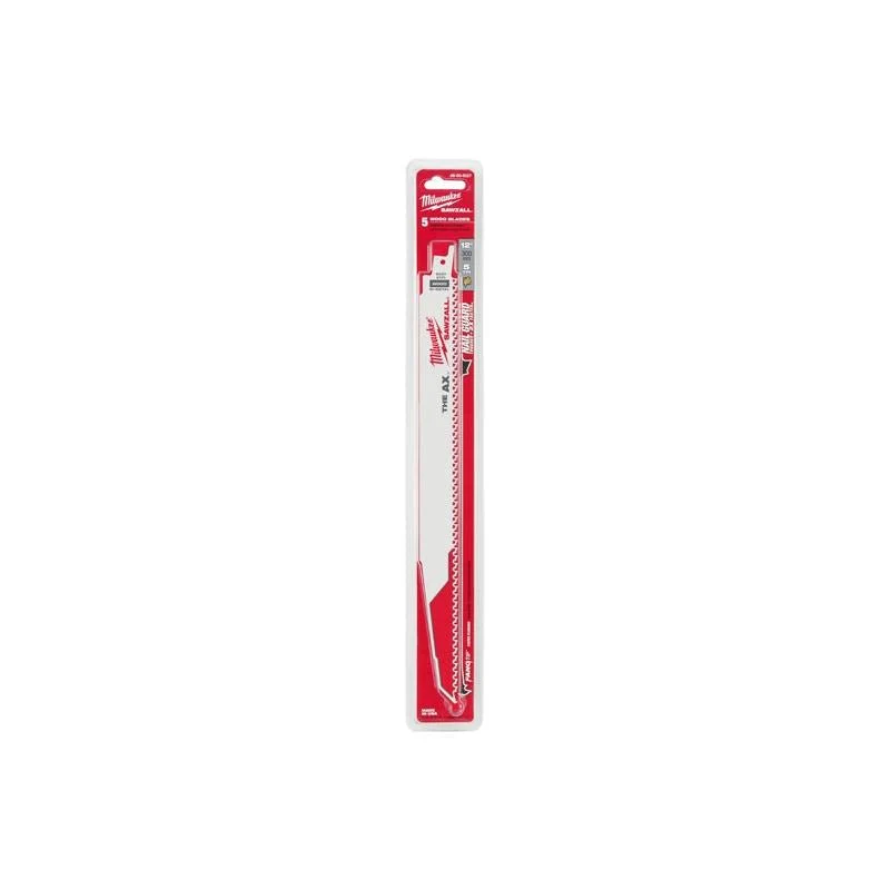 Milwaukee 48-01-7027 12" 5 TPI The Ax Sawzall Blade (100 Pk) - Image 6