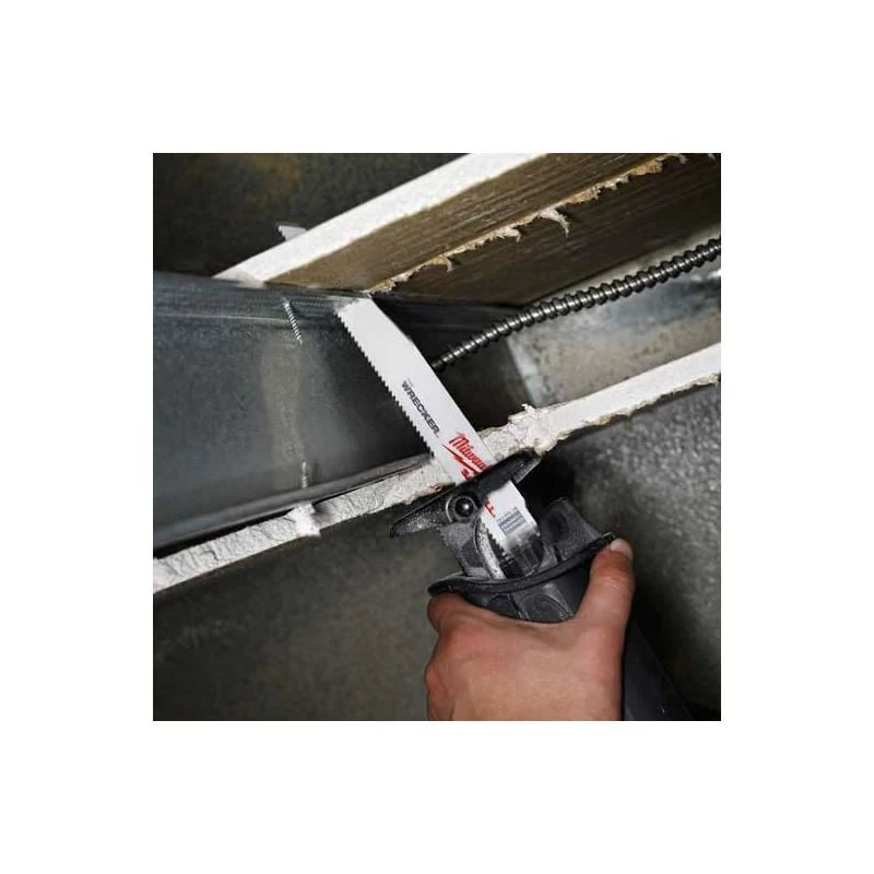 Milwaukee 48-01-7706 9" 8 TPI The Wrecker SAWZALL Blade (Bulk 100 Pk) - Image 2