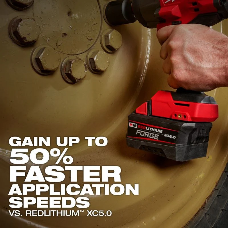 Milwaukee 48-11-1861 M18 REDLITHIUM FORGE XC6.0 Battery Pack - Image 17