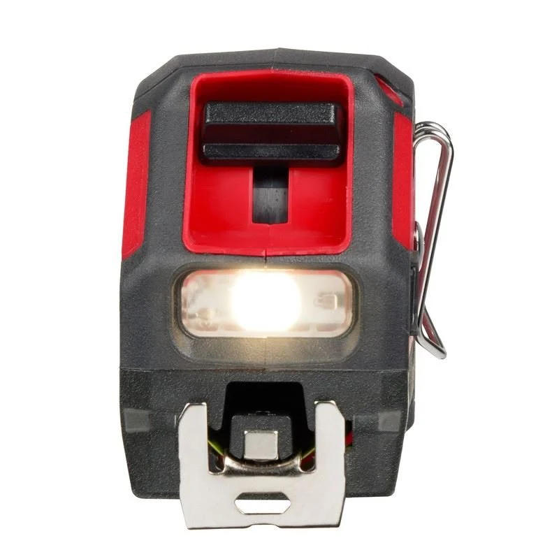 Milwaukee 48-22-0428 25ft Compact Wide Blade Magnetic Tape Measure w/ Rechargeable 100L Light - Image 6