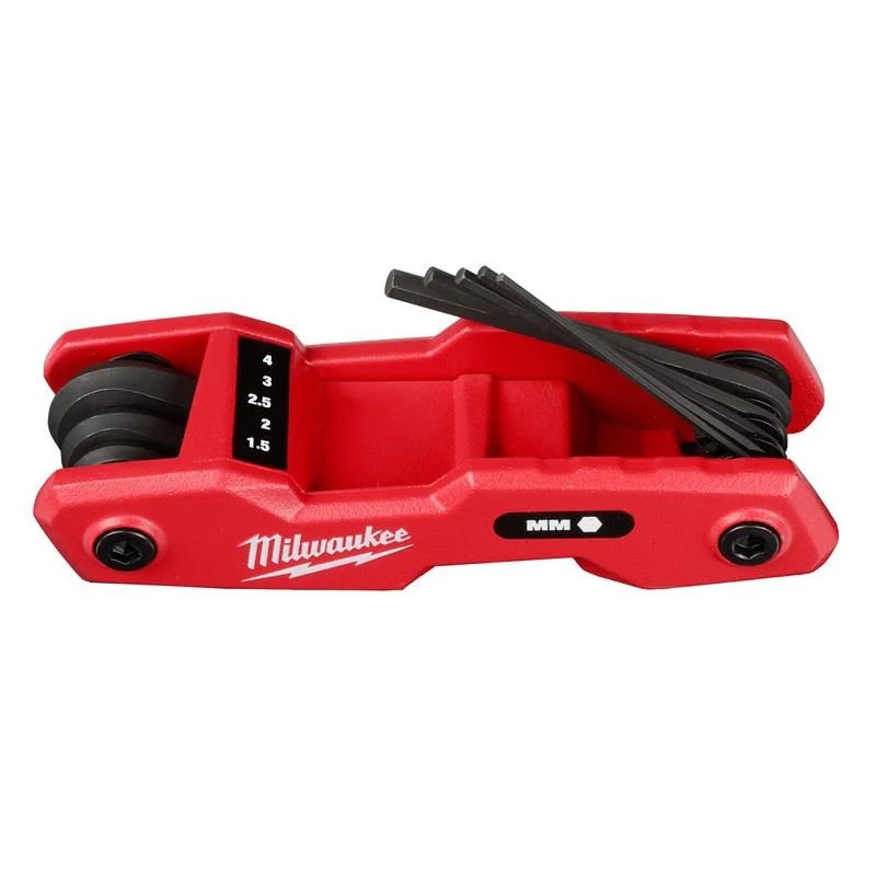 Milwaukee 48-22-2182 8 Key Folding Hex Key Set - Metric - Image 2