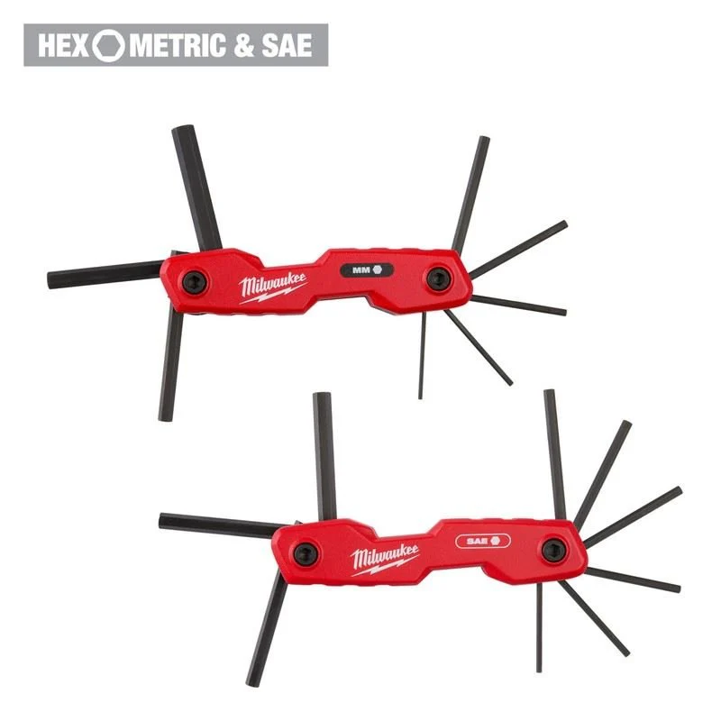 Milwaukee 48-22-2183 17 - Key Folding Hex Key Sets - SAE/Metric - Image 5