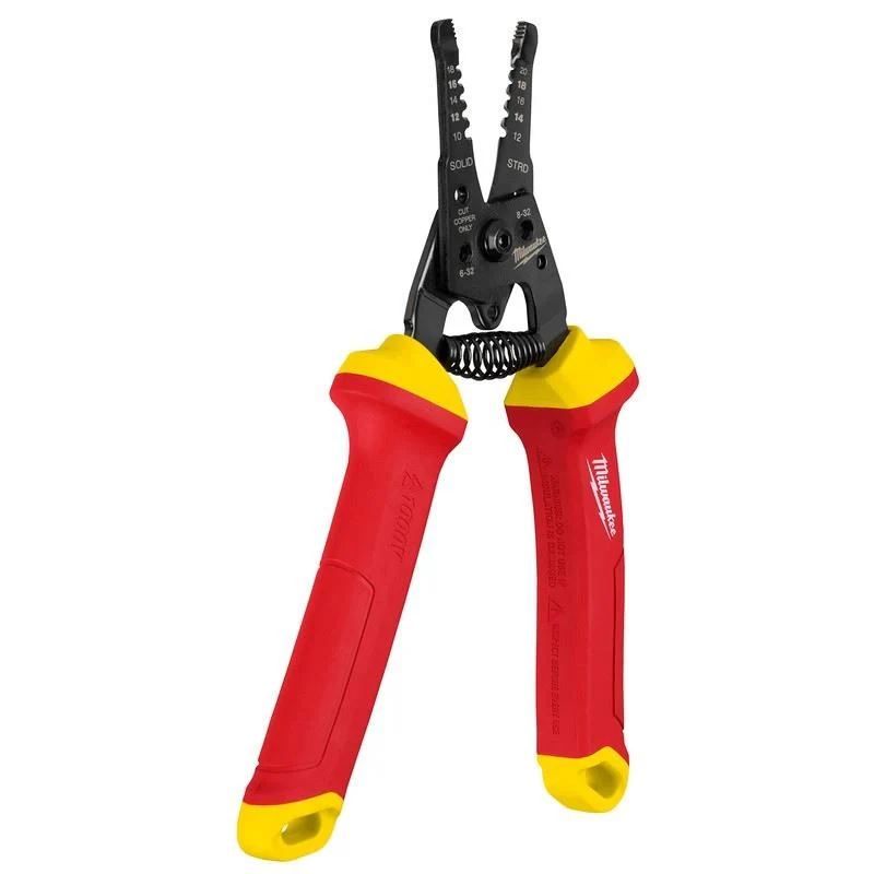 Milwaukee 48-22-2214 1000V Insulated 10-20 AWG Wire Stripper and Cutter - Image 3