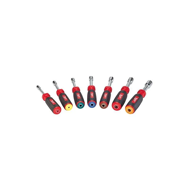 Milwaukee 48-22-2507 7 PC Magnetic HollowCore SAE Nut Driver Set - Image 3